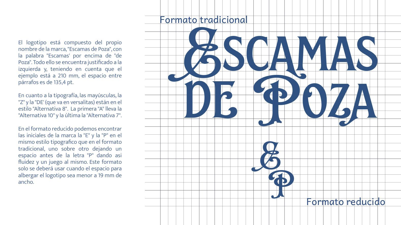 Logotipo en formato tradicional y reducido