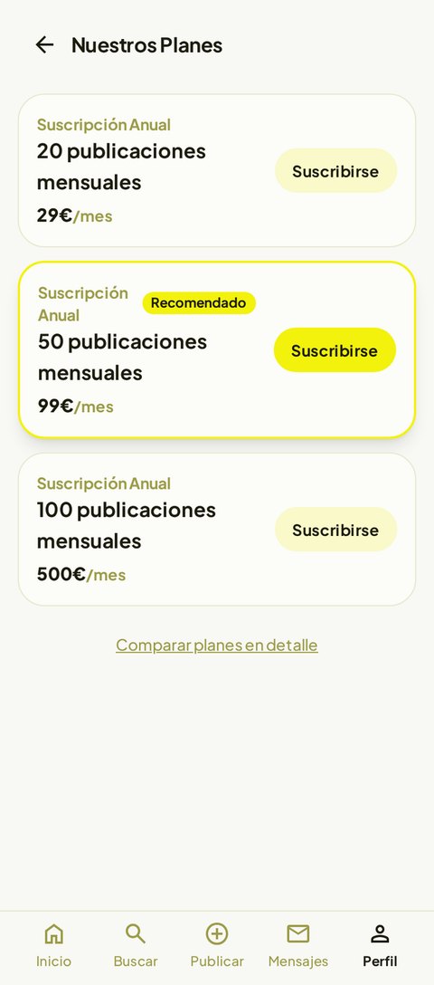 Planes de suscripción para las ONG